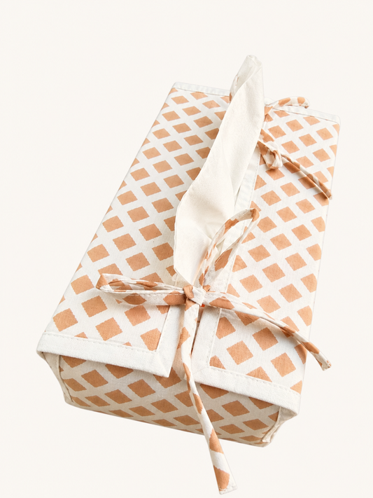 Tissue Box Cover - Handblock Print