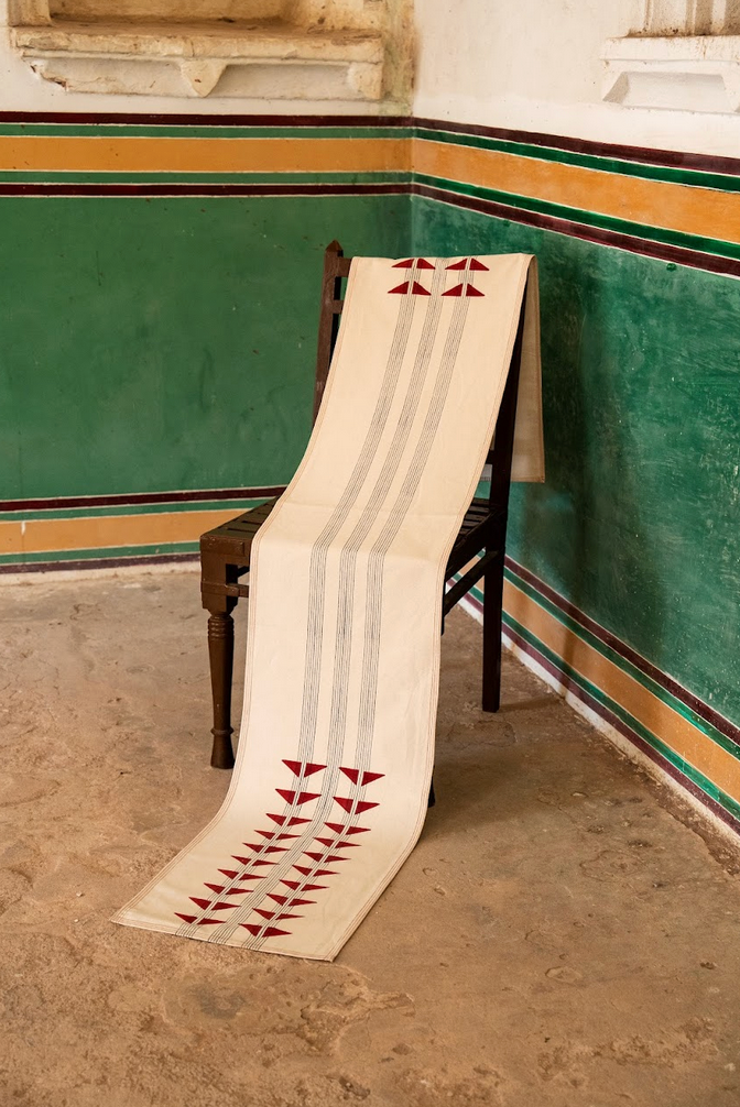 Dune Stripes Table Runner