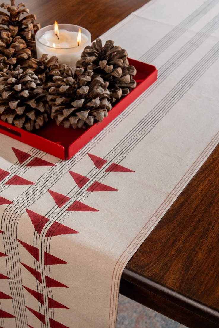 Dune Stripes Table Runner